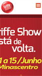 Mobile Screenshot of griffeshow.com.br